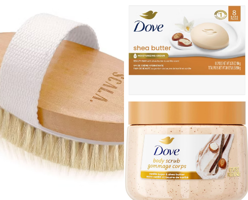 Shower routine for the smoothest and delicious smelling skin ‎♡₊˚ 🦢・₊✧ cover photo collage