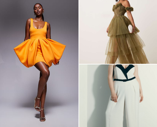 How to dress as a wedding guest this fall. cover photo collage