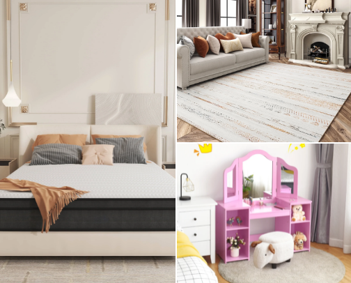 Supplies for beautiful home decoration cover photo collage