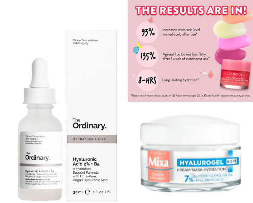 Skin care cover photo collage