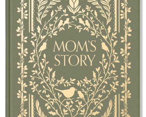 The Most Meaningful Gift for Mom: Mom's Story — An Elegant Keepsake Journal cover photo collage