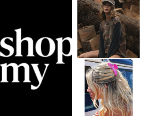 Follow me on ShopMy!! cover photo collage
