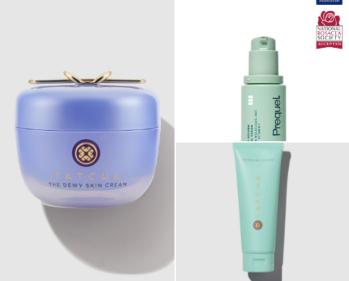 My favorite beauty recs - skincare routine for angry,  Dry Skin! cover photo collage