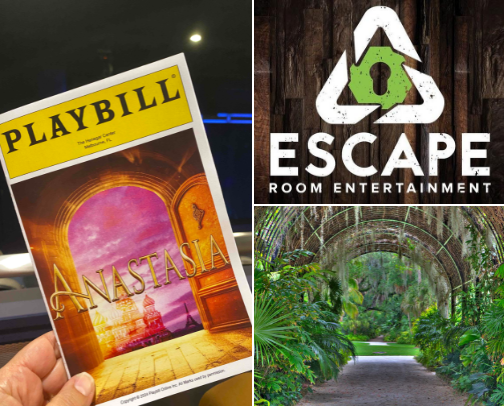 Let’s Find Something To Do….Simple Date Days or Nights for Everyone Including and Supporting Your Local Performing Arts Center! cover photo collage