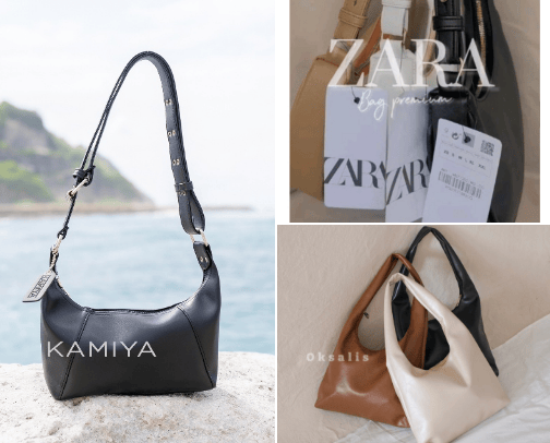 Nice and low budget stylish women's bags cover photo collage