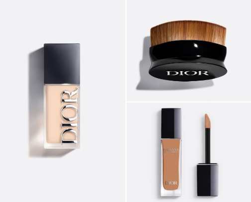 STEP INTO THE WORLD OF DIOR BEAUTY cover photo collage