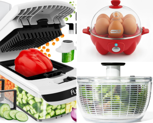 Health Eating & Kitchen Tools That Make Life Easier cover photo collage