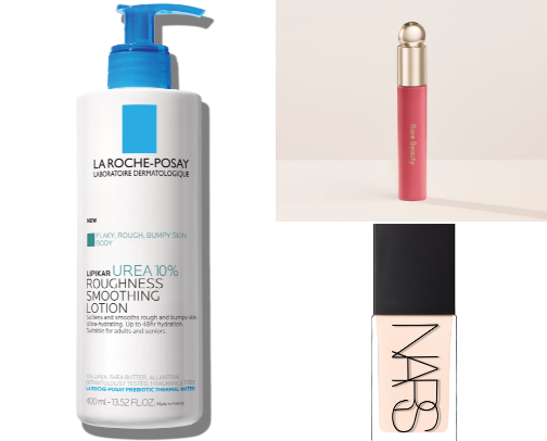 Beauty products I use and love 🥰 cover photo collage