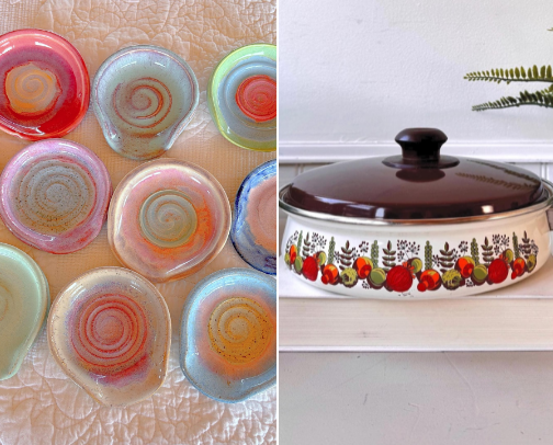 A happy kitchen a happier home cover photo collage