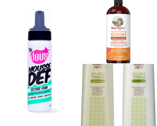 Hair care cover photo collage