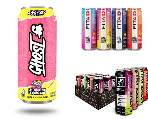 Fun Lil' Bevs Motivating Me Thru LYFEEE (Energy Drinks, Electrolytes, and More!) cover photo collage