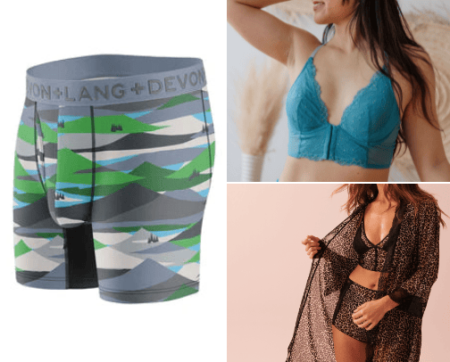 Decadent and Fun Lingerie cover photo collage