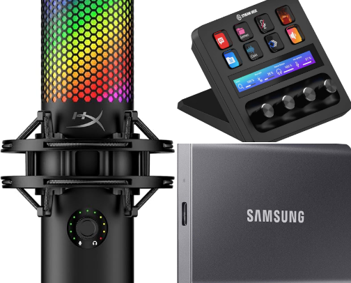 Streaming Gear 🎤 cover photo collage