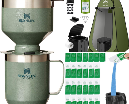 Let’s go camping 🏕️ cover photo collage