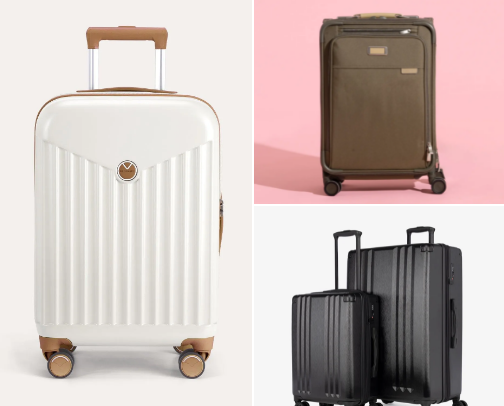 Comfy luggage cover photo collage