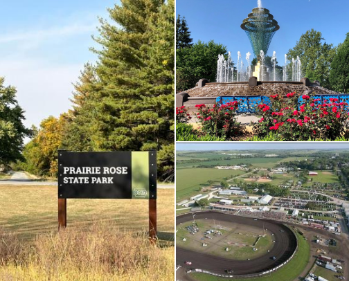 Small-town attractions cover photo collage