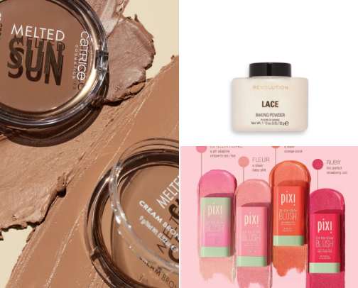 My go-to makeup picks💄 cover photo collage