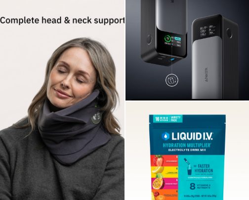 Long-Haul Flight Survival Kit cover photo collage