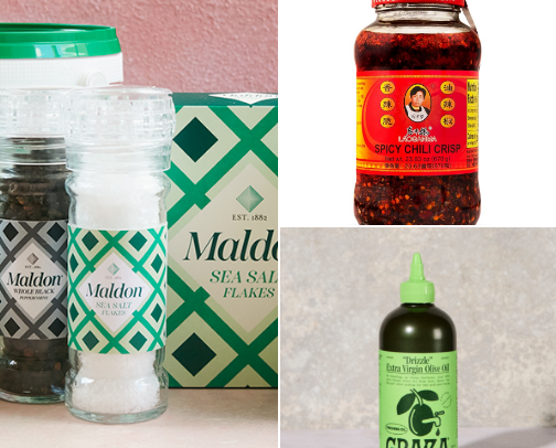 Salts, Oils, and Sauces That Could Start a Cult cover photo collage