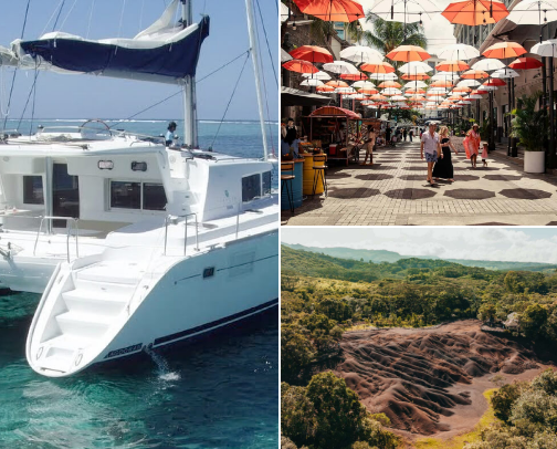The Peaceful and Rich Country of Mauritius cover photo collage