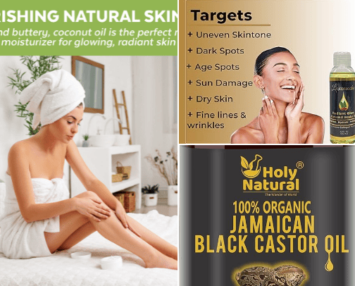 Favourite essential oils/Butter for hair growth and skincare.(Hyperpigmentation , stretch marks, dark circle around the eyes etc) cover photo collage