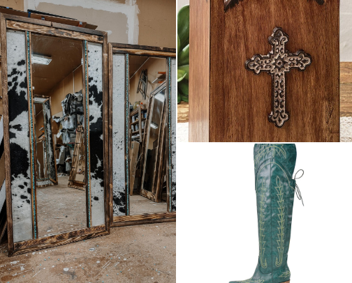 Western finds - Glam Meets Cowgirl🛍️ cover photo collage