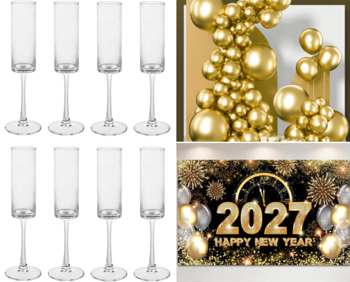New Year's Eve Party Essentials cover photo collage