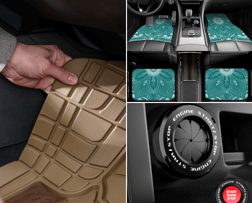 car accessories cover photo collage