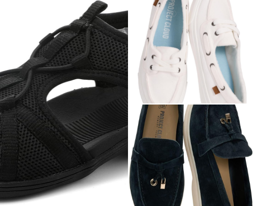 Shoes That Make Walking Comfortable and Stylish cover photo collage
