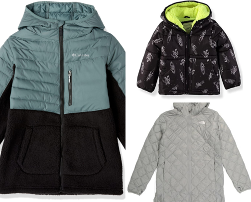 I Finally Found Kids Winter Coats That Are Warm Without the Puffy Marshmallow Look cover photo collage