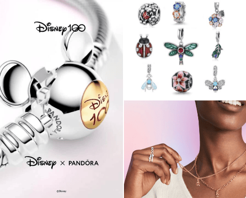 Pandora charms cover photo collage