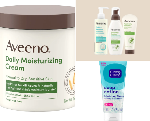 Old school skincare routine cover photo collage