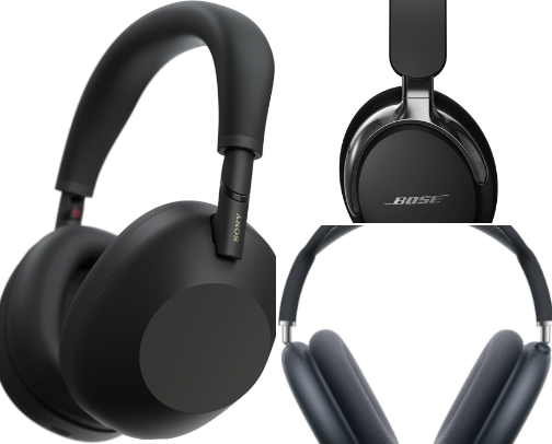 Headphones 🎧🎼 cover photo collage