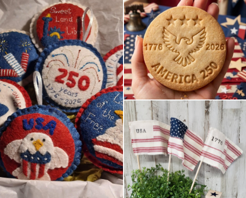 4th of July outdoors and indoors decoration ideas... including artisan-made cover photo collage