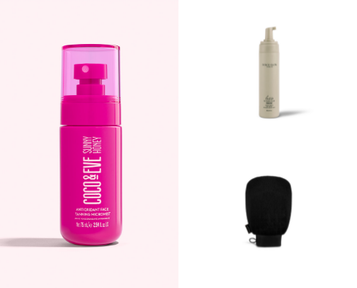 My self tan must haves! cover photo collage