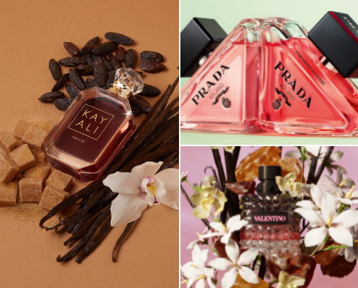 head turning perfumes ✨ cover photo collage