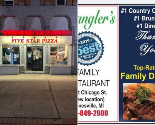 Restaurants, Fast Food cover photo collage