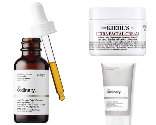 SKINCARE PRODUCTS FOR DRY SKIN cover photo collage