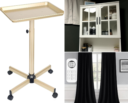 Spray Tan Suite Decor cover photo collage