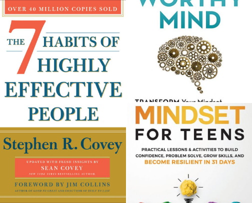 Books that will actually help change your life. cover photo collage