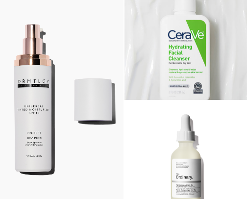 My 5-Minute Skincare Routine (Products I'd Buy Again) cover photo collage
