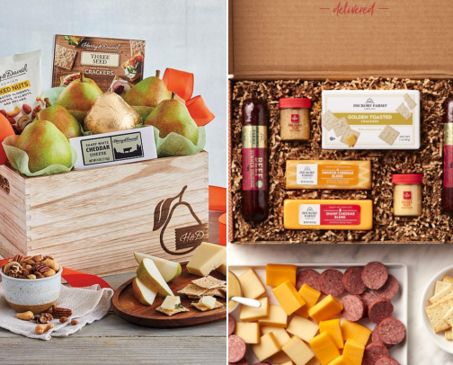 Premium Gourmet Food Gifts & Holiday Boxes Worth Sending cover photo collage