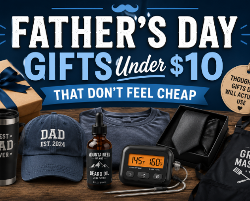 🎁 Father's Day Gifts Under $10 That Don't Feel Cheap cover photo collage