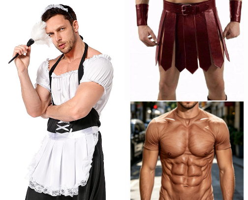 Temu:  Halloween Costumes, to help add your finishing touches to them. cover photo collage