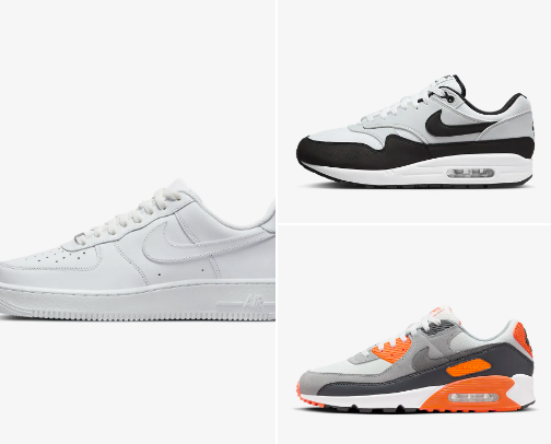 Nike sneakers cover photo collage