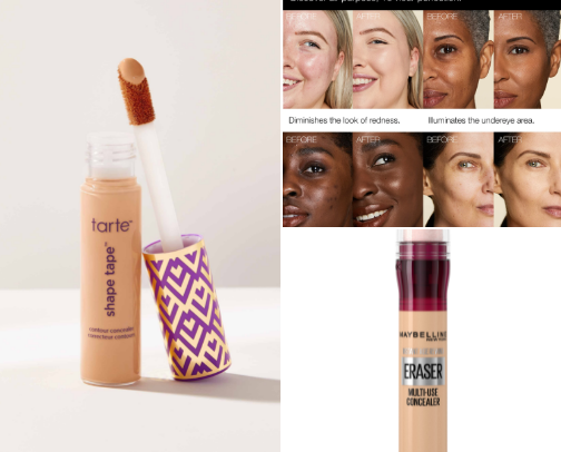 Concealer cover photo collage