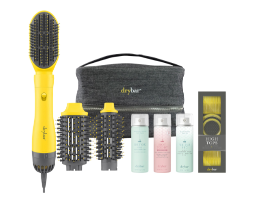 Salon-Style Blowout at home cover photo collage