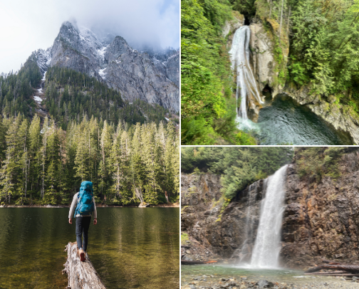 Favorite Washington Hikes cover photo collage