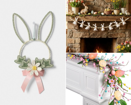 Easter decorations 🐣🐥🐰 cover photo collage