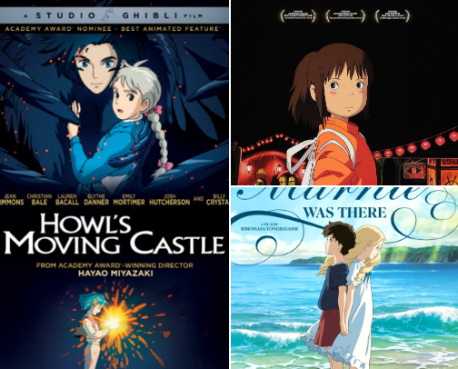 Ghibli marathon cover photo collage